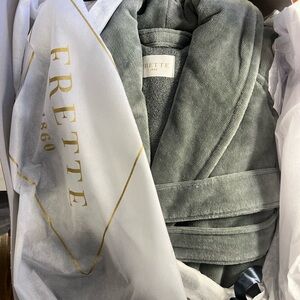 Frette Terry cloth robe with box